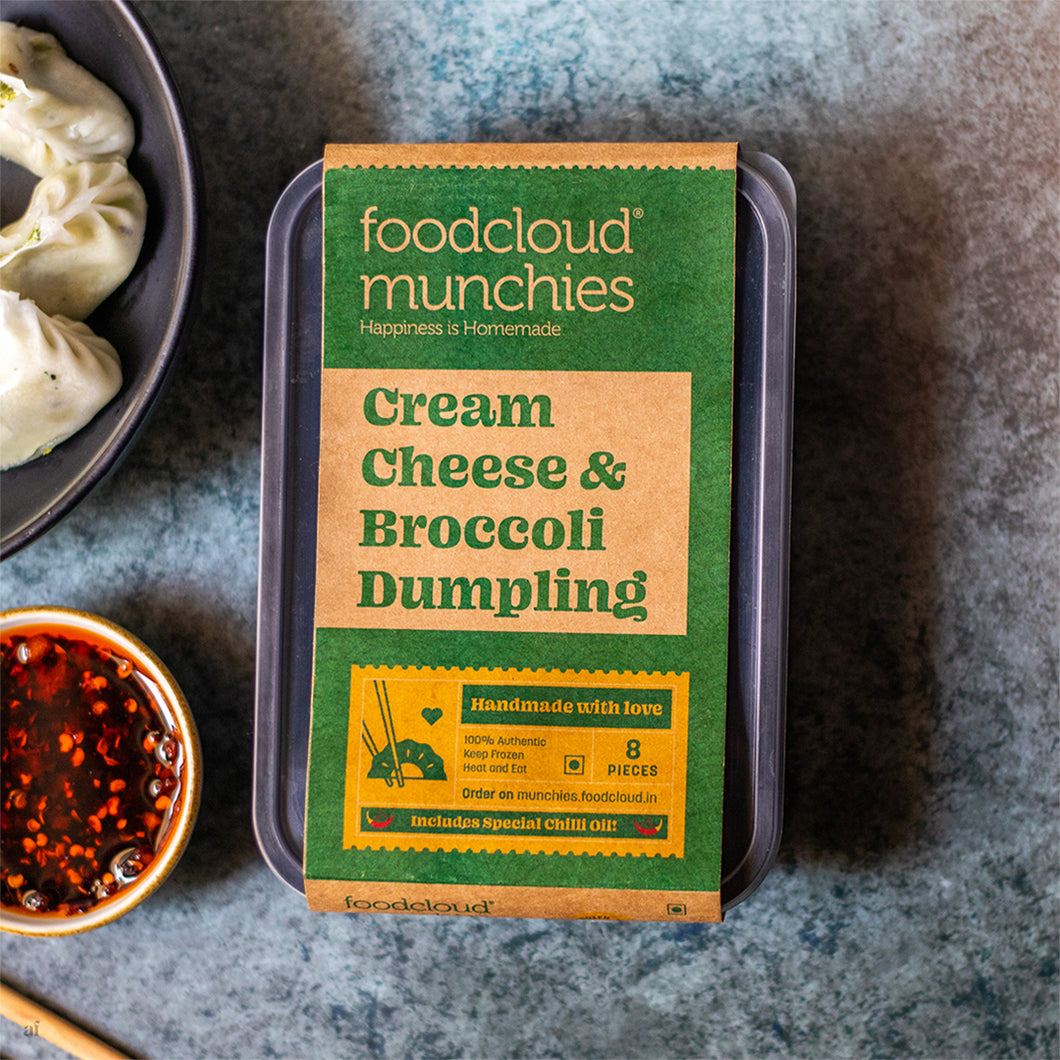 Cream Cheese Broccoli Dumpling
